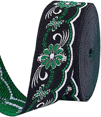 Goldener Fransenbesatz Mit Pailletten - Dekorative Borte 10 Yards 55mm