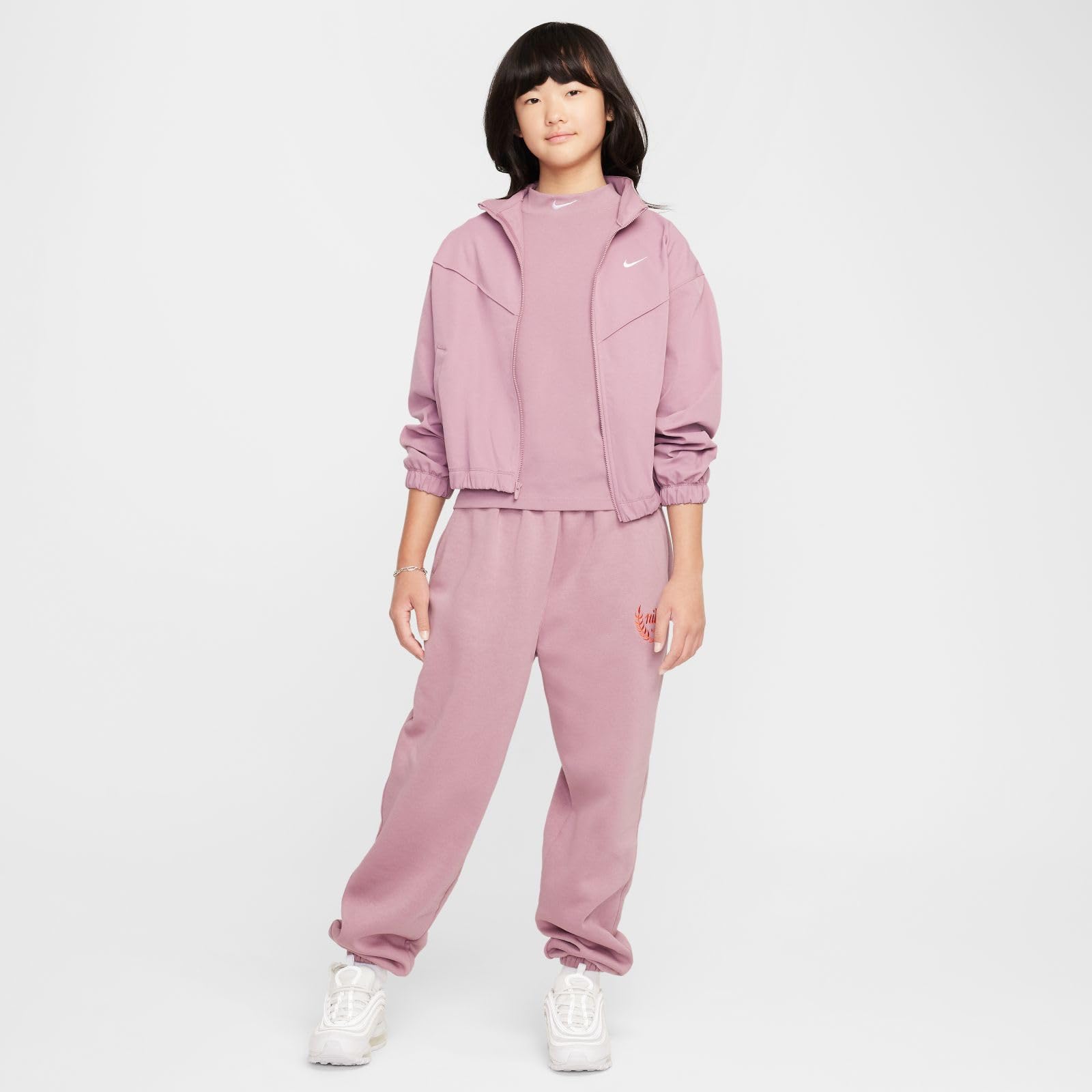 NIKE Koszulka z długim rękawem Dziewczynki Nike Sportswear Langarmoberteil Für Ältere Kinder (Mädchen)