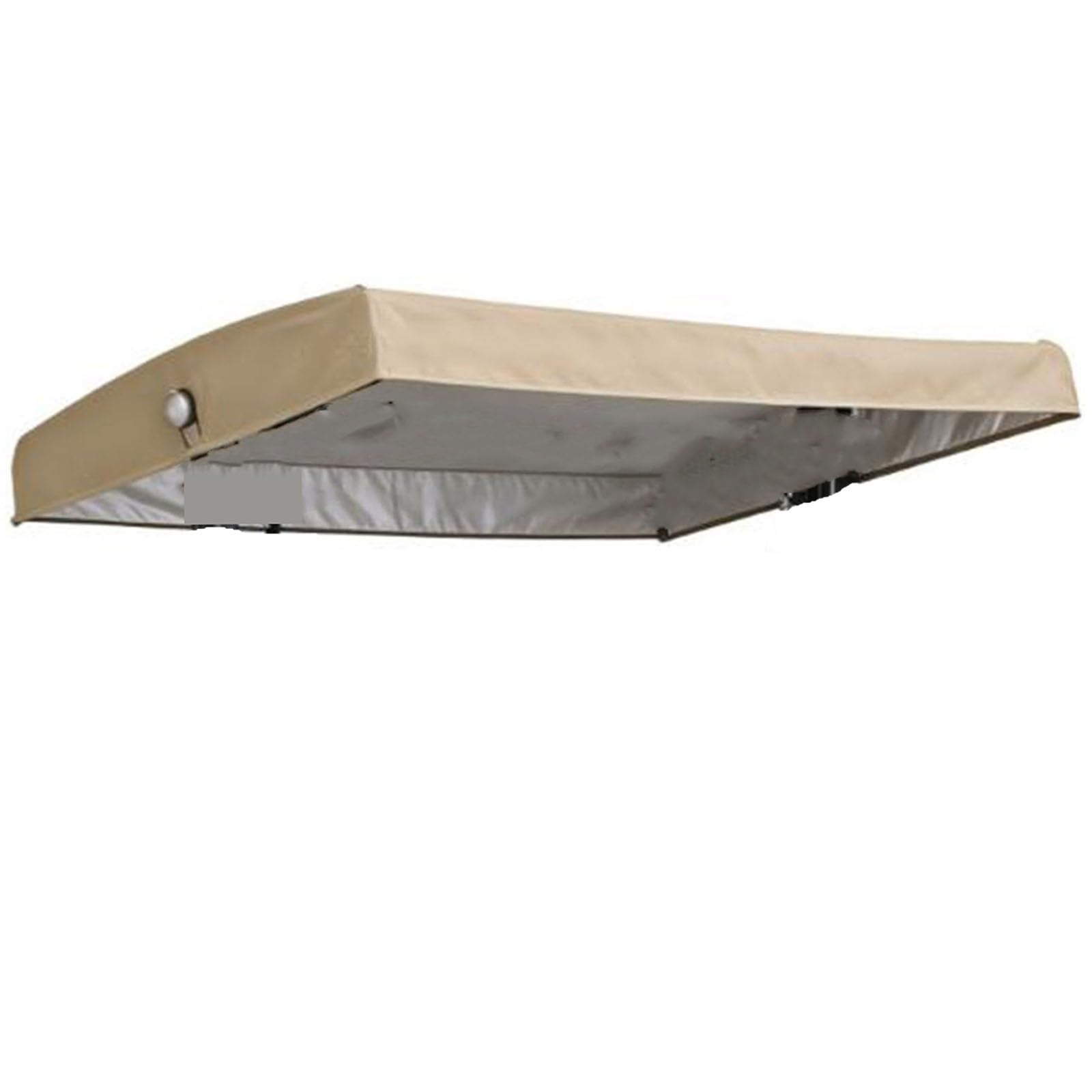 Techo de Repuesto para balancín de jardín, Cubierta de Hamaca al Aire Libre, Tela de poliéster Impermeable para 2 sillas de 3 plazas(Khaki,78 x 46in/198 x118cm)