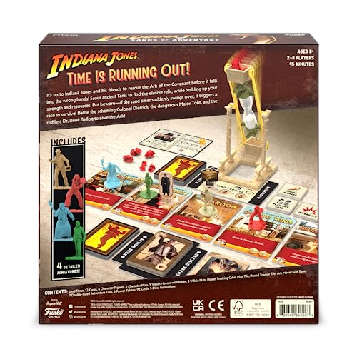Funko Games Indiana Jones Sands of Adventure Board Game, Multicolor - Image 4