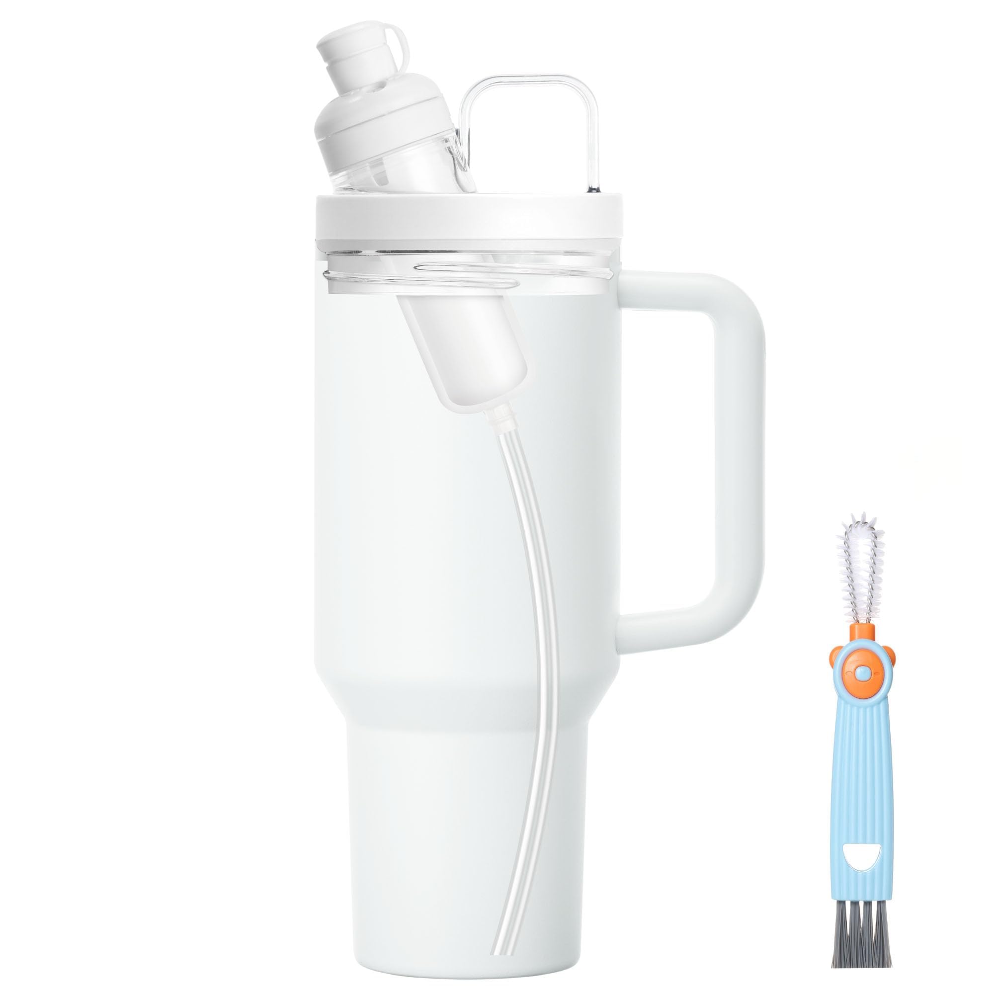 Tumbler Adapter for Stanley to Flavor Cartridge, Compatible with Stanley Quencher H2.0 FlowState Stainless Steel Tumblers 40oz&amp;64oz, Adapter to Flavor Cartridge, BPA Free, Food Grade Silicone