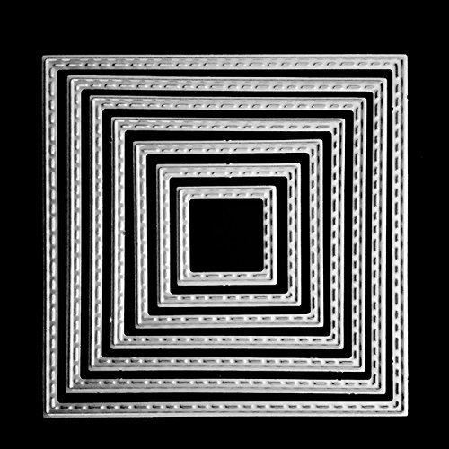 4 set di 4 forme circolari, quadrate e