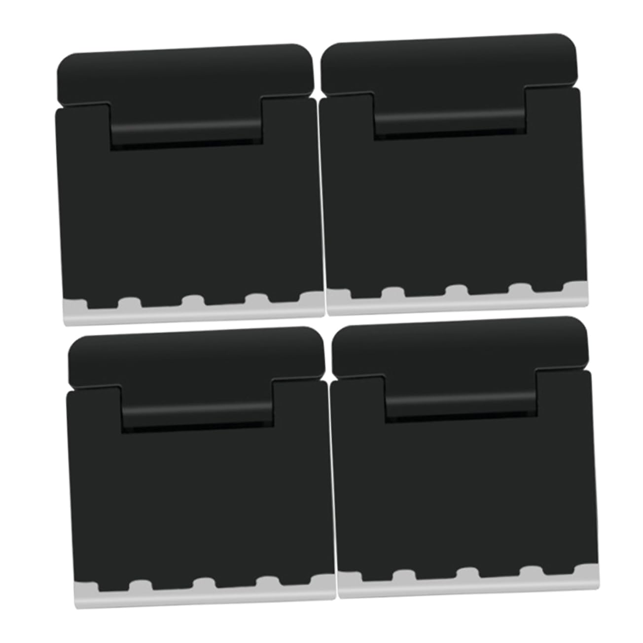 DOITOOL 4 Juegos Soporte De Enfriamiento De La Computadora Soportes para Portátiles Elevador Ergonómico para Laptop Tableta Tablet Stand Tablet Holder Ascensor Portátil Abs Black 4 Uds * 4