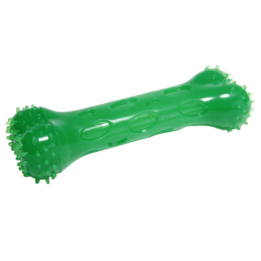 Giocattolo Masticatorio Per Cani Youmics - Spazzolino Da Denti Con Manico, Gomma Naturale, Blu - Foto 5