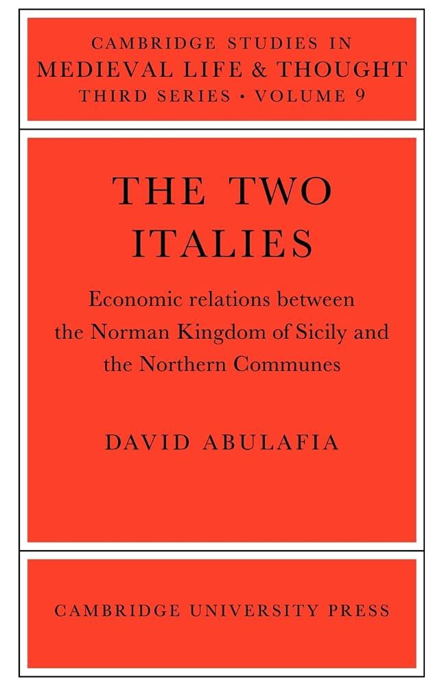 The Two Italies Abulafia Paperback Cambridge University Press 9780521023061