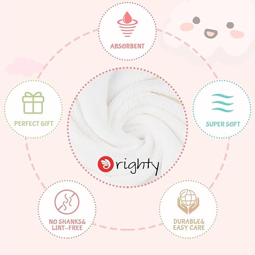 Miniatura 2 de Orighty Paños para eructos para bebé, paquete de 8  Paño para eructos de forro polar coral súper suave y absorbente, 20 x 10 pulgadas, alfombras