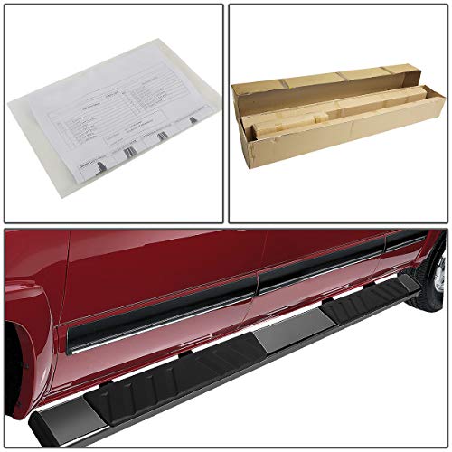 Estribos laterales Auto Dynasty acero inoxidable 5" 2007-2019 miniatura 5