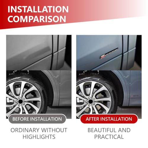 Image of Special Vechicle Symbol R-Dynamic Sports 3D Badge,Car Body Trunk Fender R-Dynamic Emblem Logo Sticker Compatible with Jagvar Land R0ver Accessories (R Chrome)