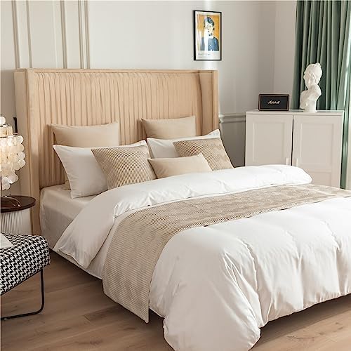 Couvre-lit de luxe beige pour protéger et embellir votre literie