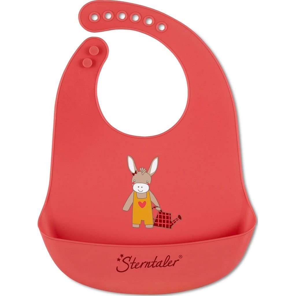 Sterntaler Silicone Bib Emmily Red