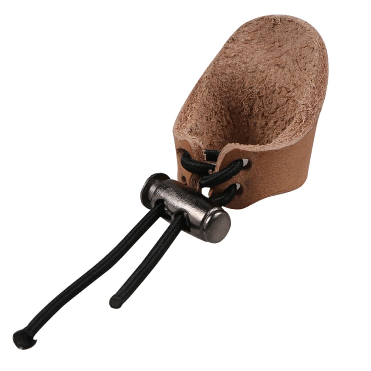 HANABASS Finger Protector for Archers Bowstring Guard Leather Thumb Guard for Right Left Hand