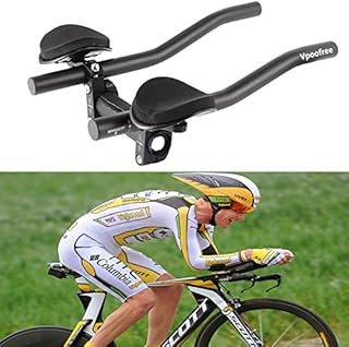 Aero Bars for Road Bike Bicycle Rest Handlebars Bicycle Aerobars Cycling TT Bars for Time Triathlon Mountain Bike(black)