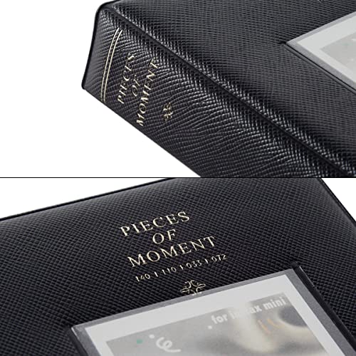 Image of ZENKO 64 Pockets Photo Album for Fujifilm Instant Mini 13 /12 /11 /9 /8 /SE /41 /99 /Evo /Liplay Instant Camera /Mini Link Printer, Polaroid Snap Touch Mint Zip Instant Camera Printer- Charcoal Grey