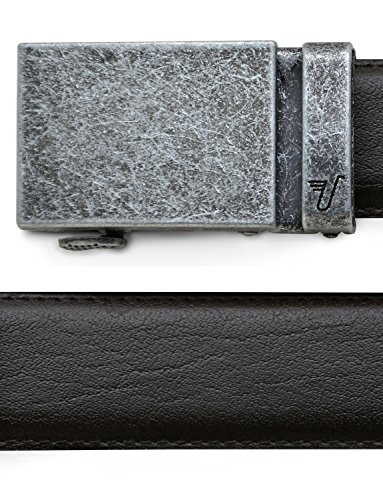 Image of Mission Belt Men's Leather Ratchet Belt, 40mm Metal Collection