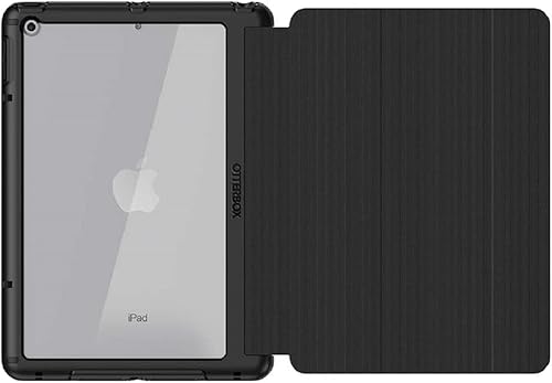 Miniatura 4 de OtterBox Symmetry Series - Funda tipo libro para iPad (5 y 6 generación), embalaje no minorista, noche estrellada (microgamuza transparentenegrogris