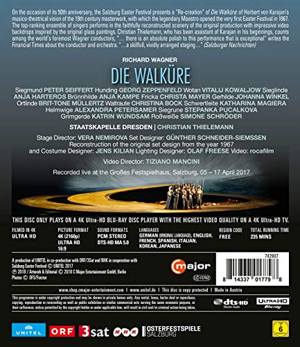 Richard Wagner: Die Walküre (Salzburg, 2017) – 4K Blu-ray (UHD Blu-ray Disc)