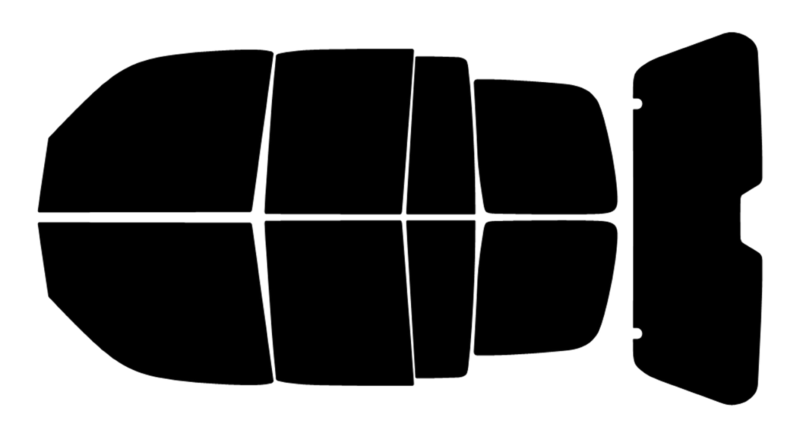 True Line Automotive Precut Car Window Tint Compatible with Jeep Liberty 2002-2007 - 20% All Side and Back Windows - Window Tint Film - Pre Cut Window Tint for Car Windows - Tint Kit