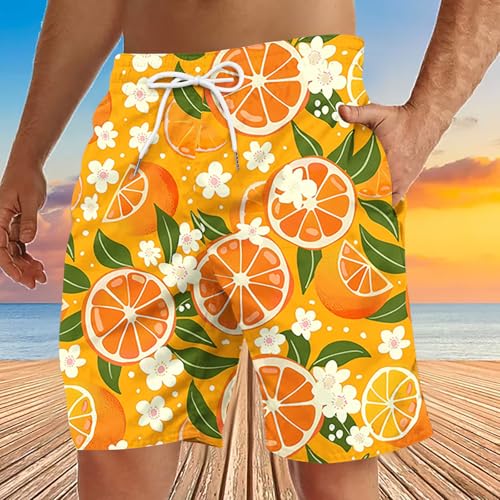Trousers Pants for Mens Summer Fall Graphic Loose Fit Beach Hawaiian Pleated Trousers Pants Shorts Man 20252