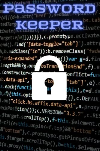 Password Keeper: All your passwords in one place.Space for more than 500 password.Alphabetical A-Z Tabs Organizer for Usernames, Logins, Website and Email