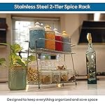 12FOR-COLLECTION-Stainless-Steel-Spice-2-Tier-Countertop-Trolley-Container-Kitchen-Organizer-For-Boxes-Utensils-Dishes-Plates-For-Home-Multipurpose-Storage-Shelf-Shelves-Holder-StandTiered-Shelf
