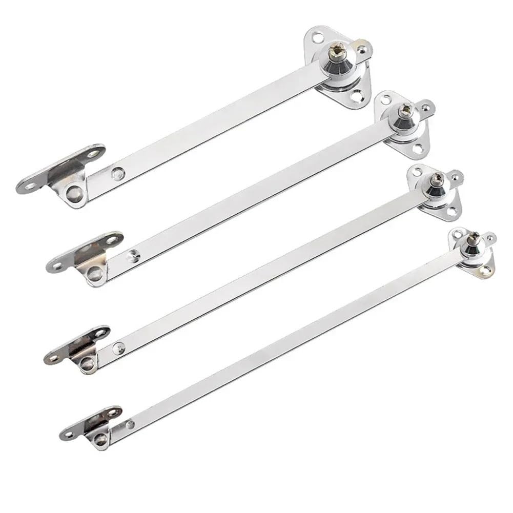 Drop Down Hinge Bracket Drop Lid Supports Cabinet Cupboard Iron+Zinc Alloy Replacement Support Sliding Rail(6inch)