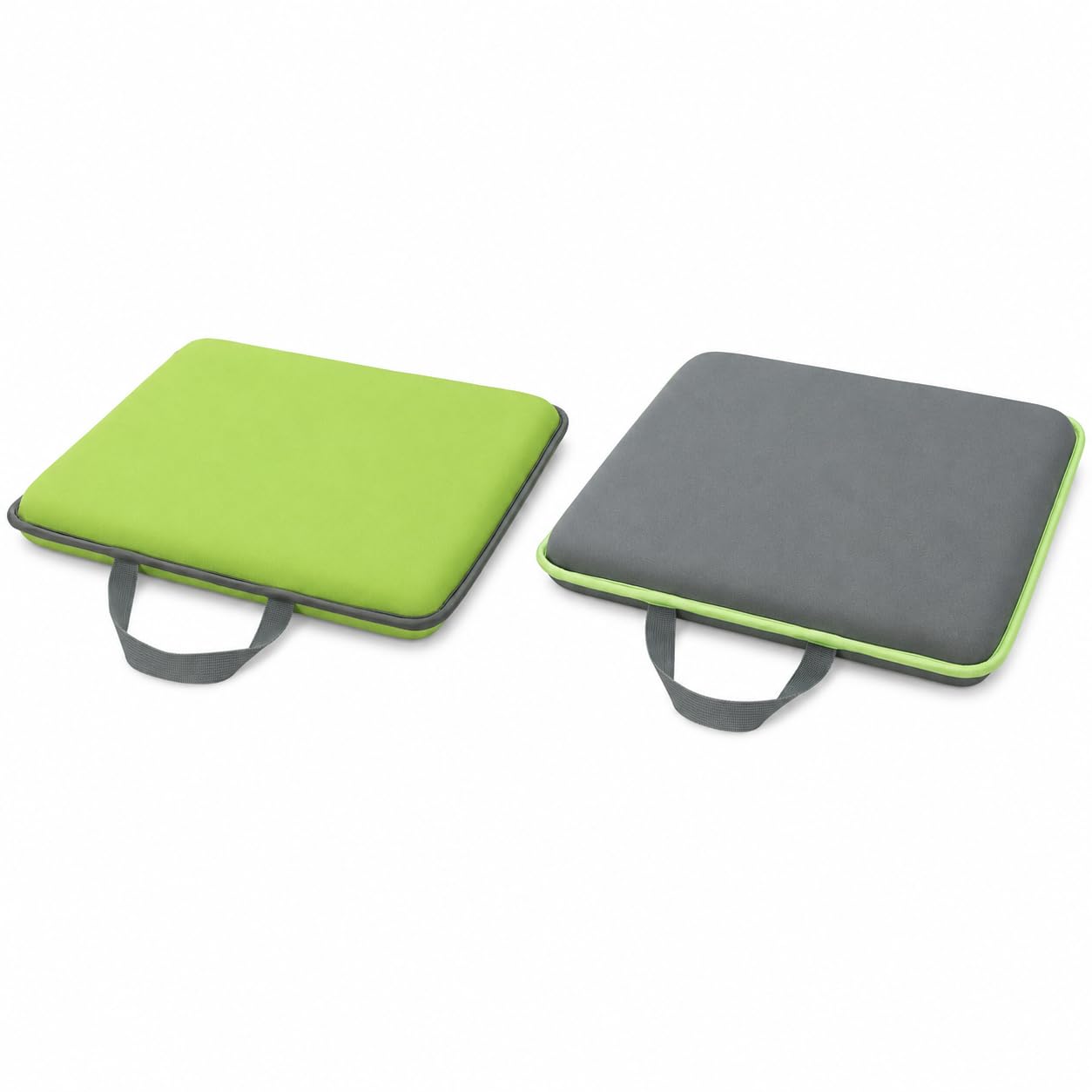Envenzo Knee and Seat Cushion, Memory Foam Garden Kneeler Pad with Neoprene Cover and Carry Handle, Green and Grey, Random Colour, 40 x 30 cm