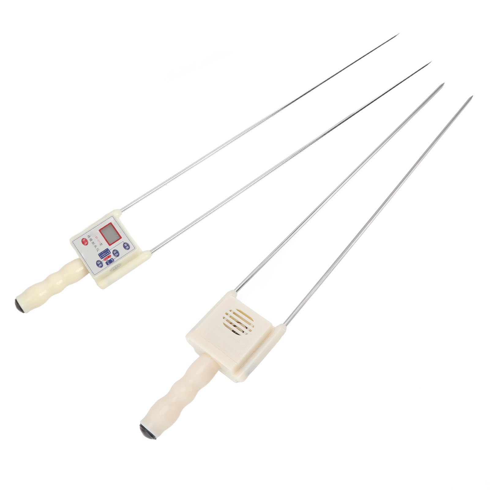 Multifunktionaler Feuchtigkeitsmesser mit HD-LED-Anzeige, schnelle Messung, Feuchtigkeitsdetektor für Pflanzen mit Doppelnadel (M 100 x 70 cm/39,37 x 27,56 Zoll)