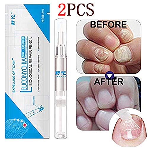 Euconychia Herbal Nail Treatment Pen Nail Repair Fingernails Toenails Rich Nutrition（2pcs)