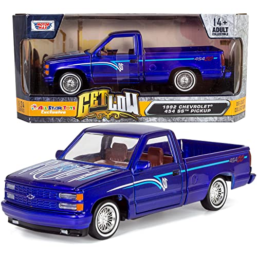 All Star Toys Motormax Silverado 454SS 1/24 Azul miniatura 1