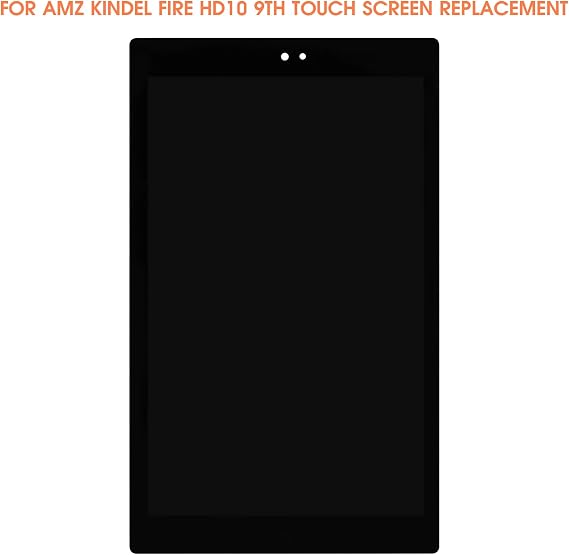 for Amazon Fire HD 10 (2019) Screen Replacement - for Amazon Kindle Fire HD10 9TH 2019 LCD Display Digitizer for Amazon Fire HD10 9TH M2V3R5 Touch Screen Glass Full Assembly with Repair Tools