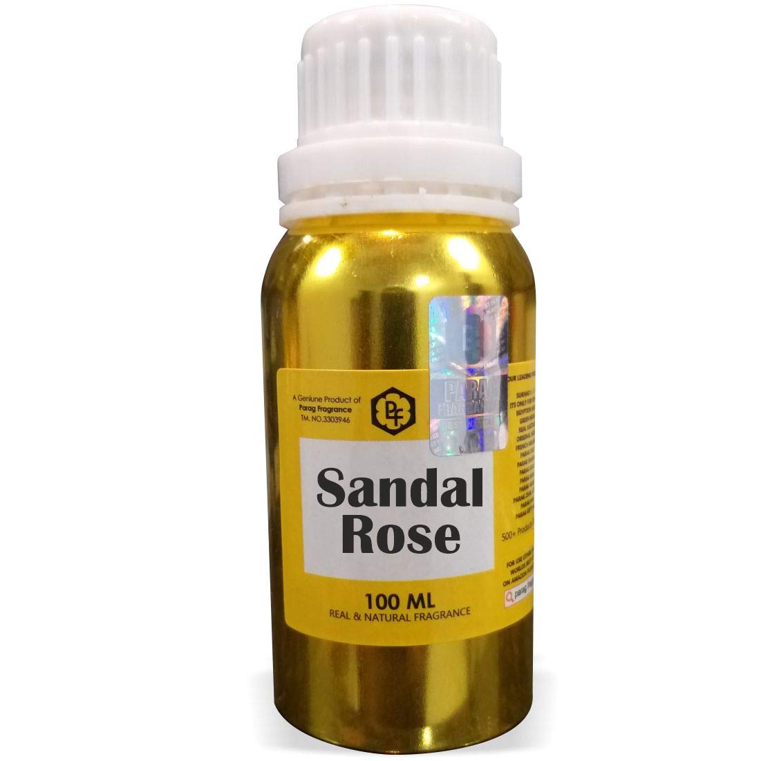 Parag Fragrances Sandal Rose Attar 100ml (Alcohol Free Attar For Men) Perfume Oil | Scent | Itra