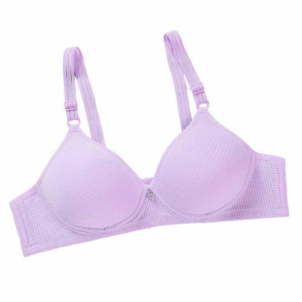 GenericLady's Plus Size Bra Sexy Lace Front Button Maternity Shaping Cup Shoulder Underwear Strap Casual Plus Size Wireless