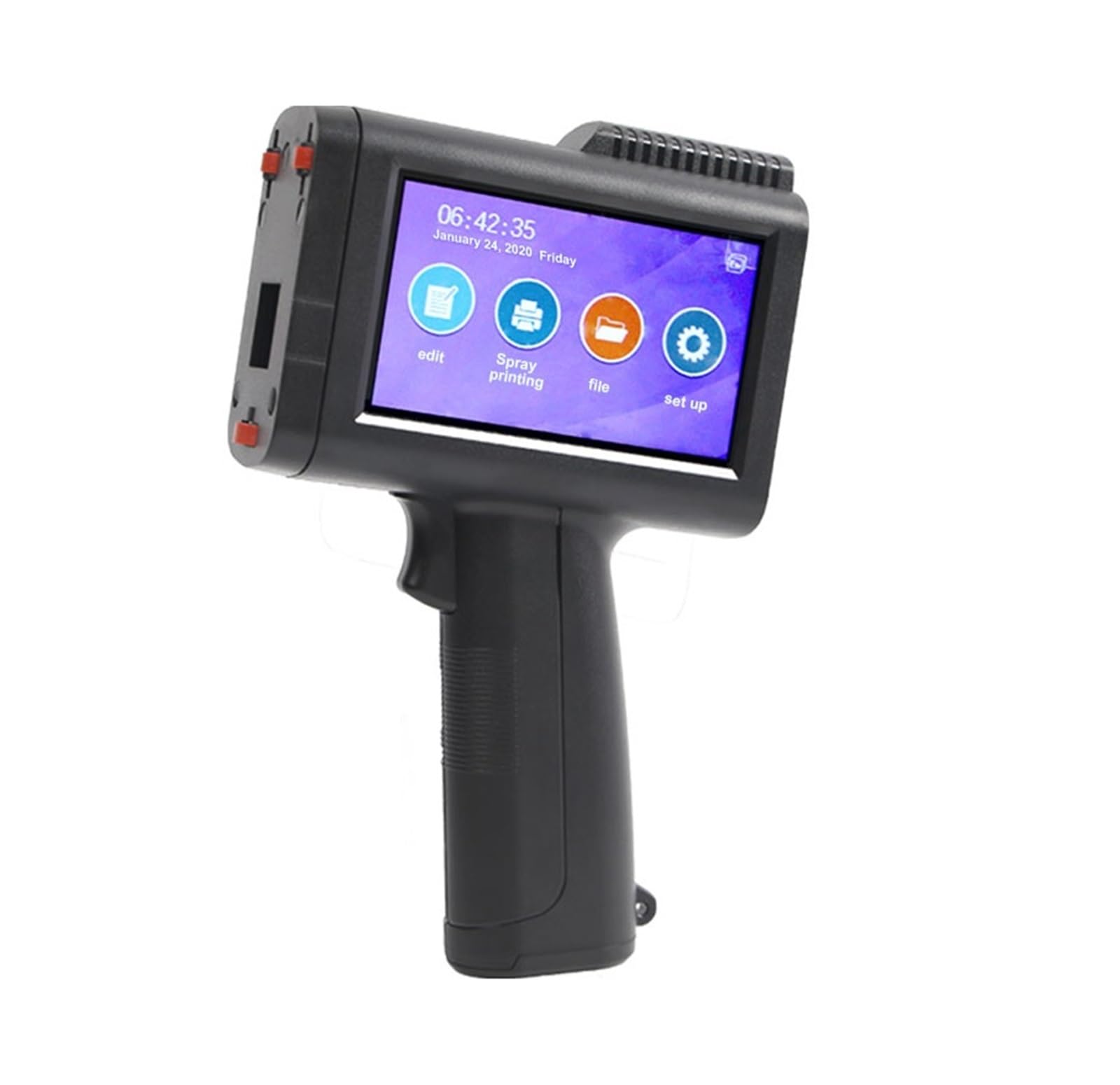 MYUYEE Portable Handheld Inkjet Printer Gun Inkjet Printer Date Barcode Code Machine Quick Drying Ink Cartridge On Any Surfaces