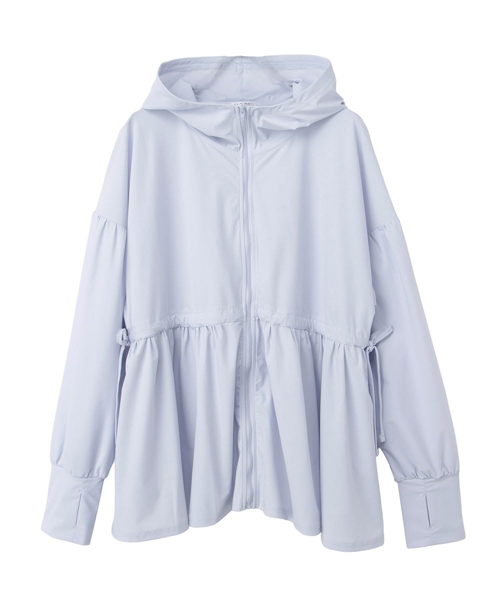 トップス 長袖 ハニさら スタッフコラボ UVカット 接触冷感 サムホール付き ポケット レディース Honeys ハニーズ ＵＶカットパーカー 5850129848