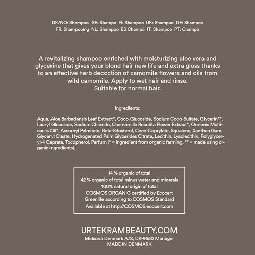 URTEKRAM: Camomille Shampoo 500 ml - Image 7