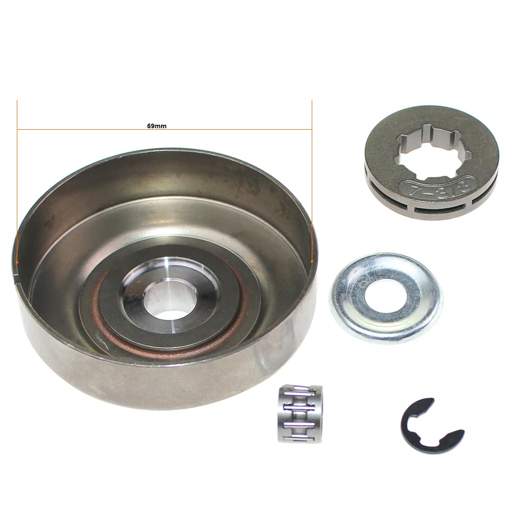 七丸 Amazon.com: Clutch Drum Rim sprocket kit 3/8