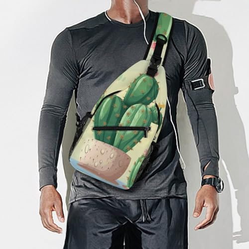 Bolso cruzado tipo sling casual para viajes y senderismo miniatura 7