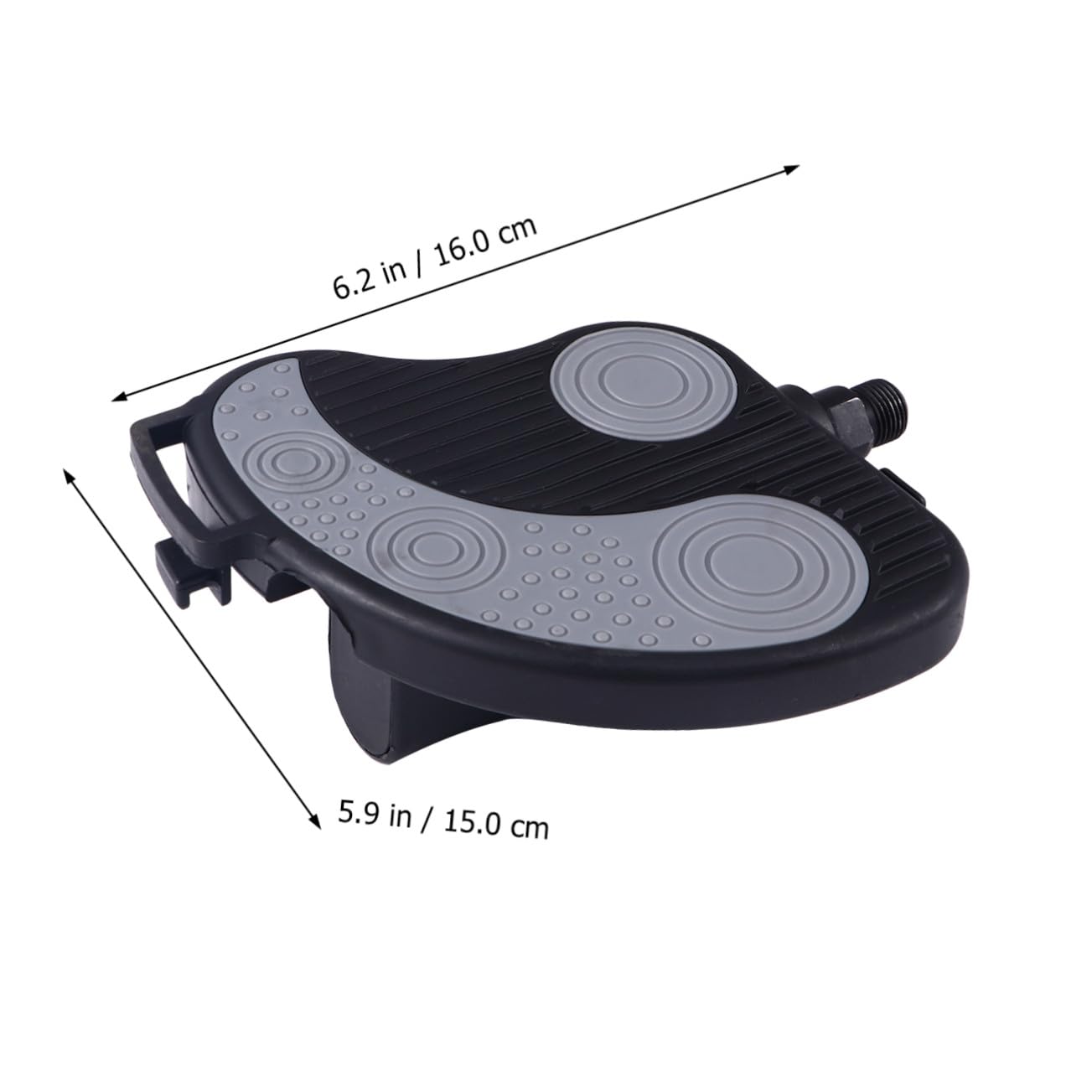 PRETYZOOM Pedales Prolongado Antideslizante con Bicicleta para Correa de Estática Aleatorio Estilo Cómodo y Hebilla Plástico Resistente en Ejercicio Uso Bicicletas de Carretera
