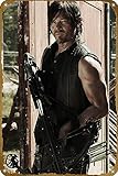 Tv Show, Norman Reedus, The Walking Dead, Daryl Dixon poster Tin Metal Novelty Metal Retro Wall Decor for Home,Bars,Restaurants,Cafes,Store Sign Gift 12 X 8 INCH