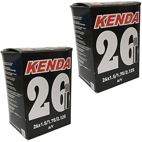KENDA 26" x 1.5-2.125 Inner Tubes - Schrader Valve (Pack of 2) Cover