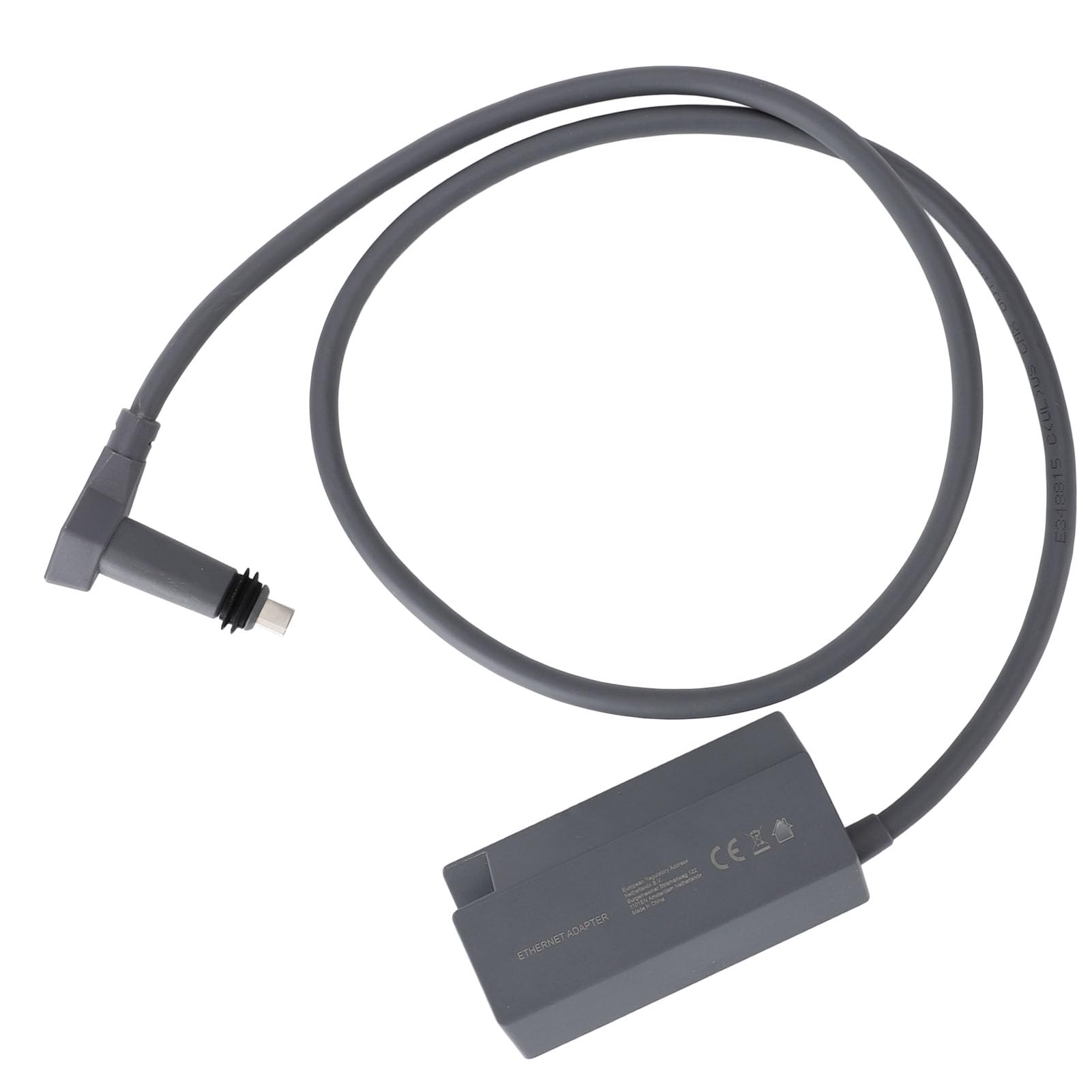 Walfront Rectangle Satellite Internet Powerline Ethernet Adapter Easy to Install for Wired External Network Enjoy The Network World Anytime Rubber