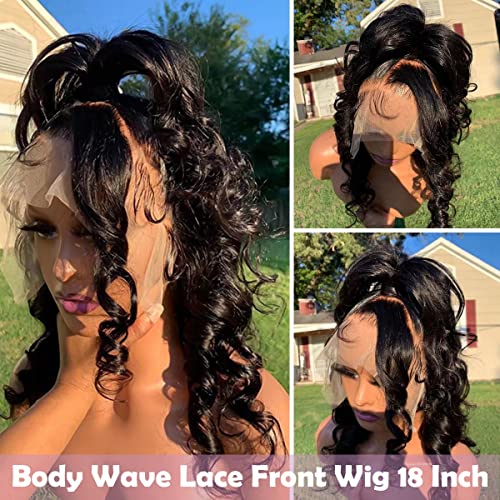 Fascara 13X4 Body Wave Lace Front Wigs Human Hair Pre Plucked 180% Density Hd Transparent Lace Frontal Wigs Human Hair thumb #1