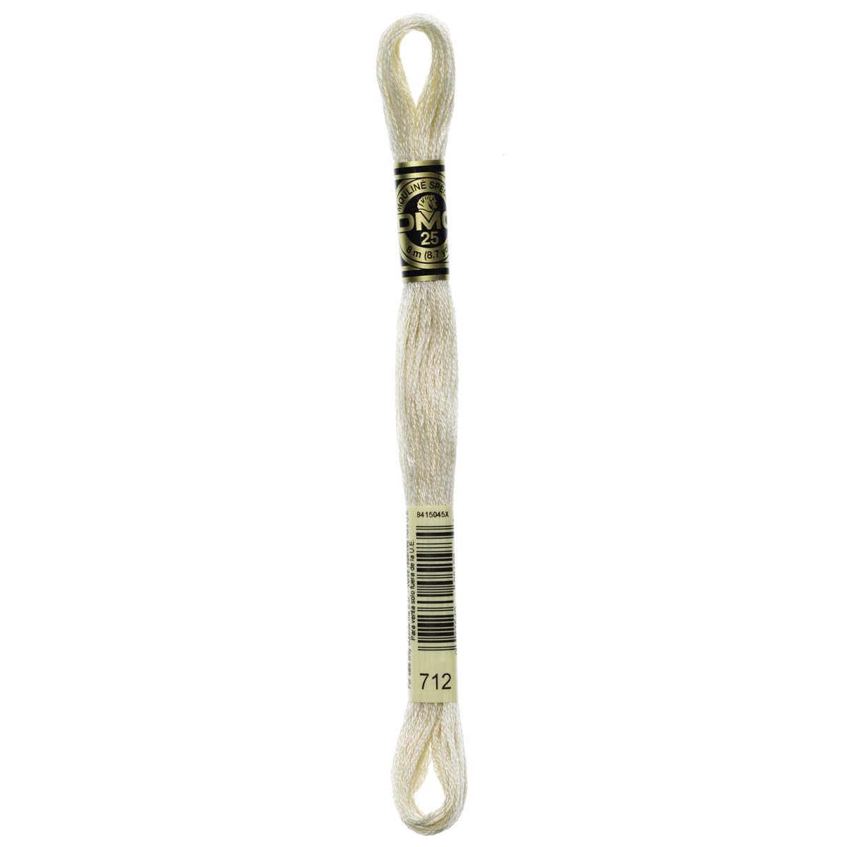 DMC Embroidery Floss Mouline Stranded Cotton Thread for Hand Embroidery and Sewing - Colour No: 712-6 x 8m Skeins — image 1