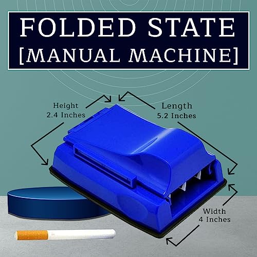 Image of Royal Swag Regular & King Size cigarette injector rolling machine | Manual Cigarette Making Rolling Maker Tobacco Injector Machine | Make 3 Cigarette At Once (Quick Tube Filling & Hand Operated Tool)