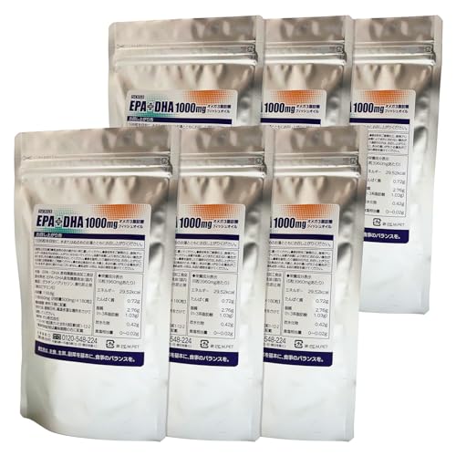 y܂Ƃߔz[6܃Zbg]  EPA+DHA 1000mg iIK3b_EtBbVICj180