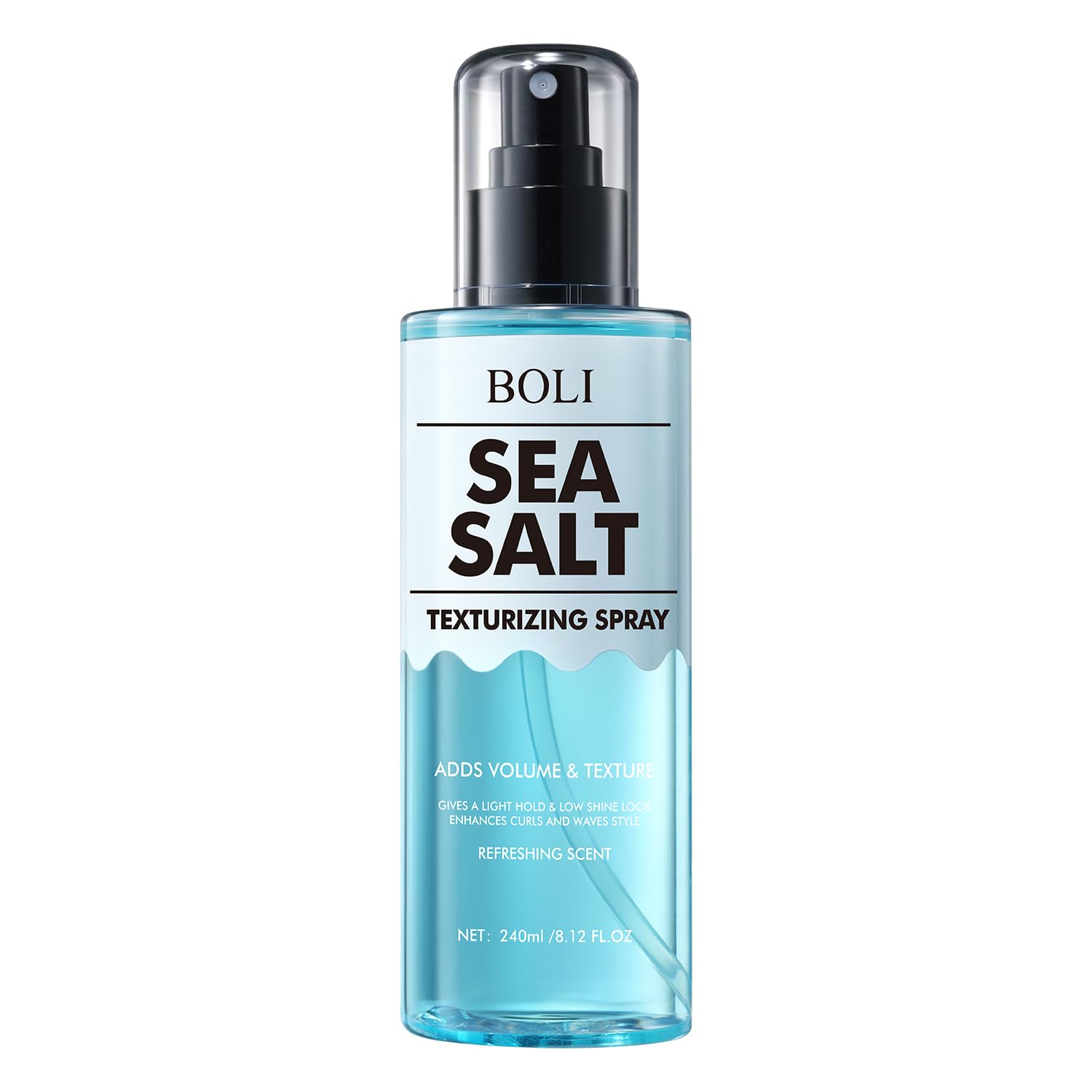 BOLI Sea Salt Spray for Men Women Adds Instant Volume Light Hold Texture Thickening Curly Fine Hair Texturizing