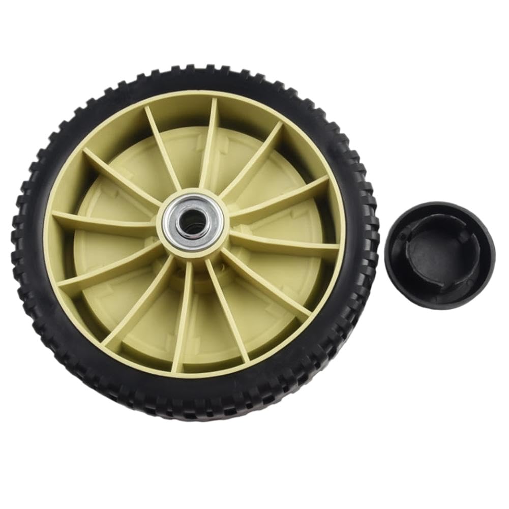 Rueda trasera de 8 pulgadas compatible con cortadora de césped autopropulsada HRJ216 diseñada para mejorar la tracción y el control en varias superficies de césped
