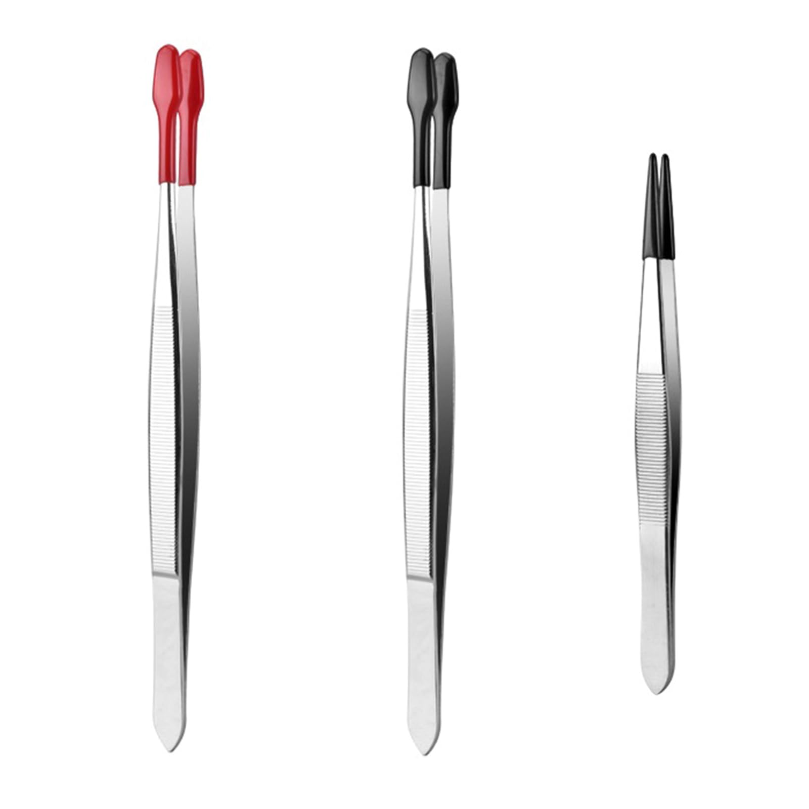 3Pcs Stainless Steel Tweezers Multipurpose Tweezers Sewing Machine Forceps for Craft Repairing Multipurpose Workshop S