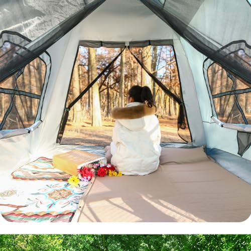 Carpa de camping pop-up para familia, gris, tamaño B miniatura 6