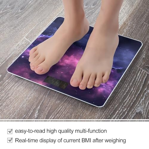 Báscula Digital para Baño Magic Galaxy Sky Morada miniatura 5